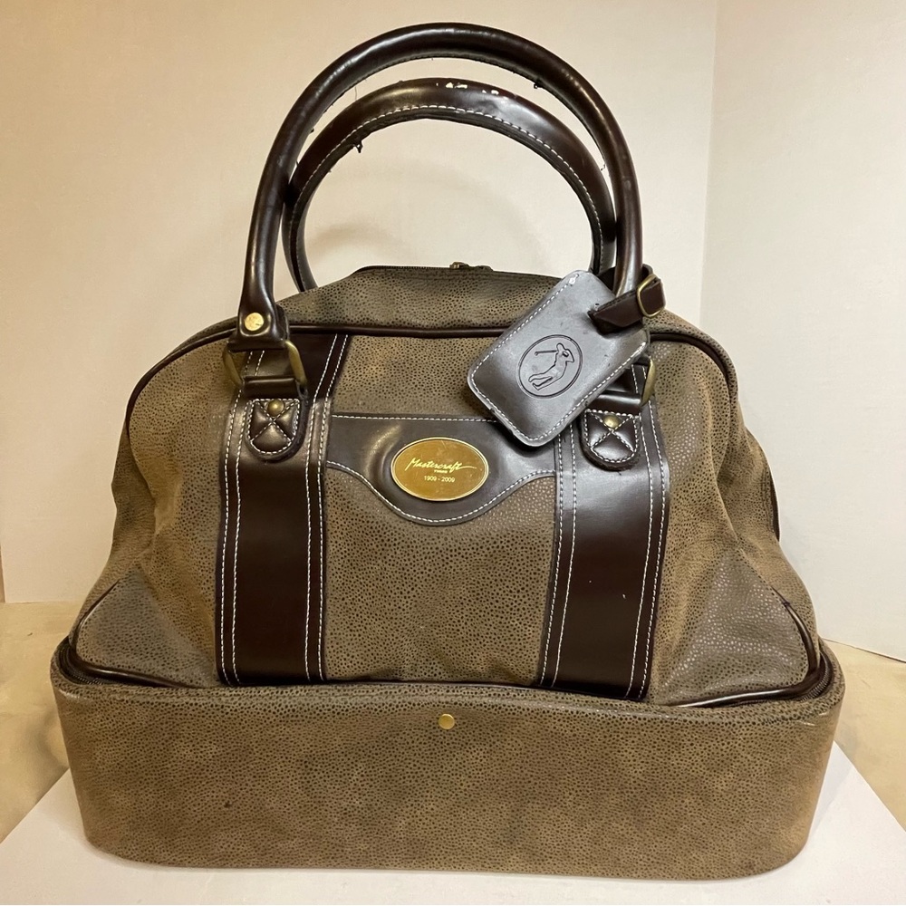 Sovrano Double Decker Golf Bag Duffle Brown Travel